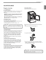 Предварительный просмотр 29 страницы LG Dle1101 Series Owner'S Manual