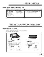 Предварительный просмотр 37 страницы LG DLE2020L User'S Manual & Installation Instructions