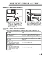 Предварительный просмотр 41 страницы LG DLE2020L User'S Manual & Installation Instructions