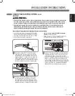 Предварительный просмотр 21 страницы LG DLE2140 Series Owner'S Manual