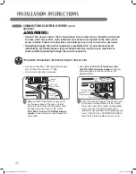 Предварительный просмотр 22 страницы LG DLE2140 Series Owner'S Manual