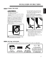 Предварительный просмотр 11 страницы LG DLE2140W Owner'S Manual