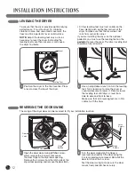 Предварительный просмотр 12 страницы LG DLE2301R User'S Manual & Installation Instructions