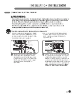 Предварительный просмотр 19 страницы LG DLE2301R User'S Manual & Installation Instructions