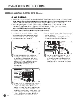 Предварительный просмотр 20 страницы LG DLE2301R User'S Manual & Installation Instructions