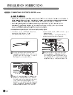 Предварительный просмотр 22 страницы LG DLE2301R User'S Manual & Installation Instructions