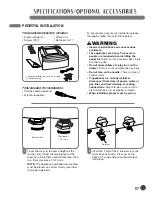 Предварительный просмотр 37 страницы LG DLE2301R User'S Manual & Installation Instructions