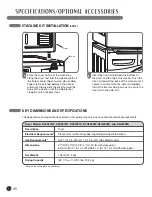 Предварительный просмотр 40 страницы LG DLE2301R User'S Manual & Installation Instructions