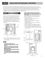 Предварительный просмотр 9 страницы LG DLE2516 Owner'S Manual