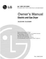 LG DLE2516W Owner'S Manual предпросмотр