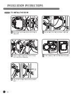 Предварительный просмотр 14 страницы LG DLE2601 User'S Manual And Installation Instructions