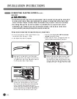 Предварительный просмотр 24 страницы LG DLE2601 User'S Manual And Installation Instructions