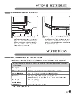 Предварительный просмотр 41 страницы LG DLE2601 User'S Manual And Installation Instructions