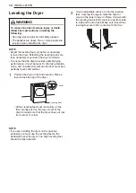 Предварительный просмотр 14 страницы LG DLE3460 Series Owner'S Manual