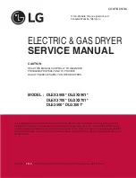 LG DLE3500 series Service Manual preview