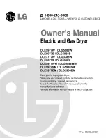 Предварительный просмотр 2 страницы LG DLE3777W Owner'S Manual