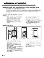 Предварительный просмотр 10 страницы LG DLE5955S User'S Manual & Installation Instructions