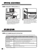 Предварительный просмотр 36 страницы LG DLE5955S User'S Manual & Installation Instructions