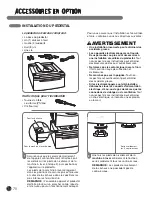 Предварительный просмотр 70 страницы LG DLE5955S User'S Manual & Installation Instructions