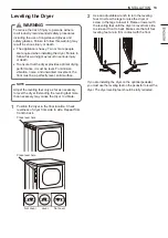 Предварительный просмотр 13 страницы LG DLE7000 Series Owner'S Manual