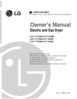 Предварительный просмотр 2 страницы LG DLE7177NM Owner'S Manual