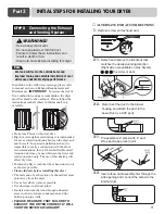 Предварительный просмотр 10 страницы LG DLE7177NM Owner'S Manual