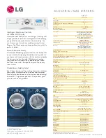 Preview for 2 page of LG DLE8377 Specifications