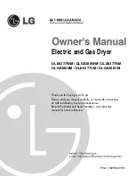 LG DLE8377CM Owner'S Manual предпросмотр