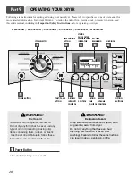 Preview for 20 page of LG DLE8377CM Owner'S Manual