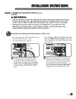 Предварительный просмотр 21 страницы LG DLEX0001TM User'S Manual & Installation Instructions