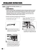 Предварительный просмотр 22 страницы LG DLEX0001TM User'S Manual & Installation Instructions