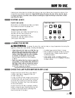 Предварительный просмотр 25 страницы LG DLEX0001TM User'S Manual & Installation Instructions