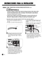 Предварительный просмотр 70 страницы LG DLEX0001TM User'S Manual & Installation Instructions