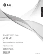 Предварительный просмотр 1 страницы LG DLEX2550N Owner'S Manual