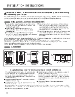 Preview for 10 page of LG DLEX2550N Owner'S Manual