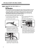 Предварительный просмотр 22 страницы LG DLEX2550N Owner'S Manual