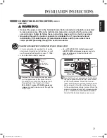 Предварительный просмотр 21 страницы LG DLEX2655 Series Owner'S Manual