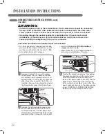 Предварительный просмотр 22 страницы LG DLEX3360 Series Owner'S Manual