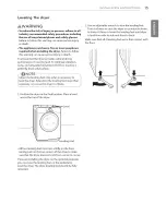 Предварительный просмотр 15 страницы LG DLEX3370 series Owner'S Manual