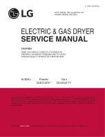 Предварительный просмотр 1 страницы LG DLEX4370 Series Service Manual