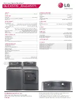 Предварительный просмотр 2 страницы LG DLEX5170V Specifications