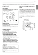 Предварительный просмотр 35 страницы LG DLEX5780*E Owner'S Manual