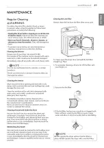 Предварительный просмотр 49 страницы LG DLEX5780*E Owner'S Manual