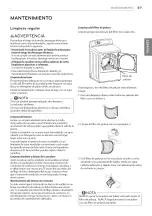 Предварительный просмотр 105 страницы LG DLEX5780*E Owner'S Manual