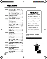 Предварительный просмотр 2 страницы LG DLEX7177 User'S Manual & Installation Instructions