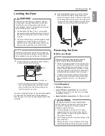 Предварительный просмотр 13 страницы LG DLEX7600 SERIES Owner'S Manual