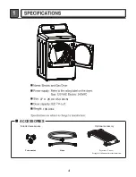 Предварительный просмотр 4 страницы LG DLEX7600 SERIES Service Manual