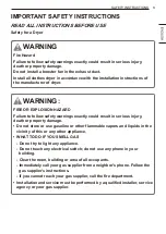 Preview for 3 page of LG DLEX7800 E Series Owner'S Manual