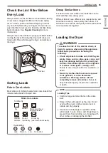 Preview for 35 page of LG DLEX7800 E Series Owner'S Manual