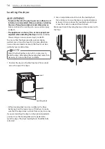 Предварительный просмотр 16 страницы LG DLEX8100 Series Owner'S Manual